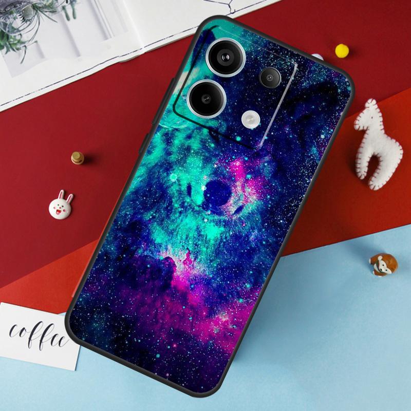 Чехол 'Животное Волк Галактика' для Xiaomi Redmi Note 14 13 Pro 12 11 10 15 Pro Plus Redmi 15 10C 12C 13C 14C 15C