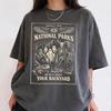 Protect Our National Parks Cryptid Tee T-shirt | Bigfoot Mothman Wendigo Ghost Skull
