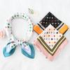 Women'S New Fashionable Atmosphere Simulation Silk Scarf Neck Protection Scarf Spring Summer Autumn Square Scarf