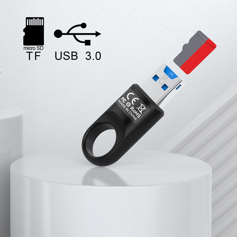 USB 3.0 Устройство для чтения карт памяти Высокоскоростной адаптер-хаб для флэш-карт для ПК/Ноутбука/Смартфона/Видеорегистратора