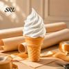 Adults Ice Cream Toy Retractable Longsword Toy, Twisting Slippery Cone Plastic Spiral Rotating Fidget for Kids Desk Gadgets