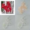 Silk Cherry Blossom Garland With Snow Finish For Party And Photography Backgrounds