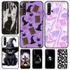 Чехол Witch Black Cat для Huawei Nova 9 10 SE 11i 8i 7i 3i Nova 5T Y60 Y61 Y70 Y90 P20 P30 P40 Lite P60 Pro