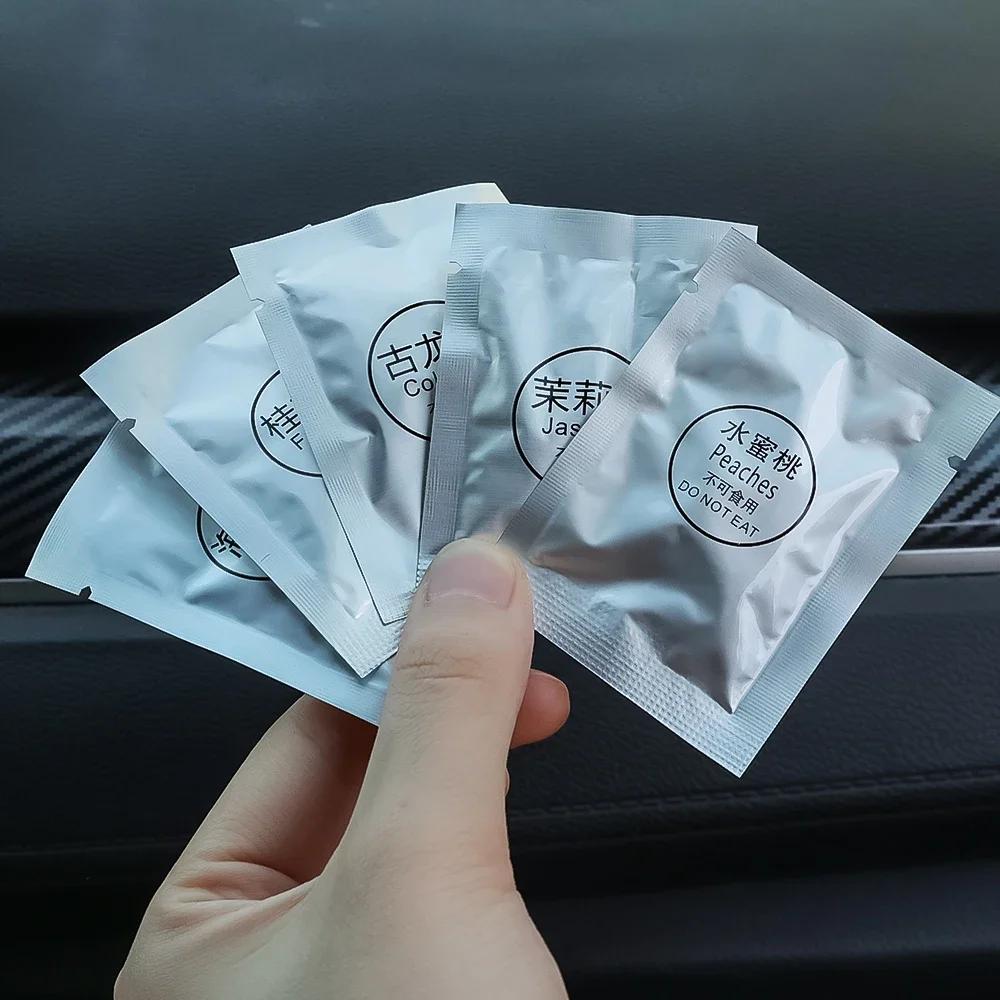 Car Air Vent Fragrances Flavor Diffuser Air Freshener Tablets Refill Solid Perfume Tablets Auto Interior Accessories 5-10PCS