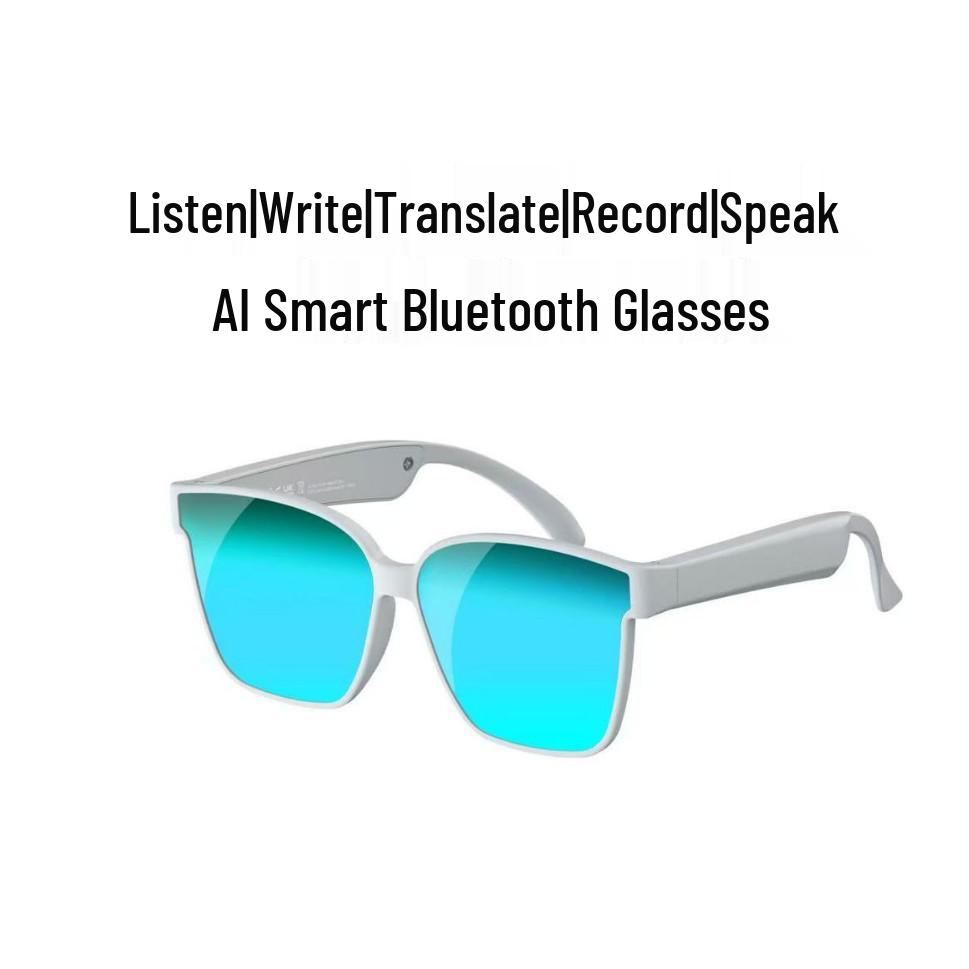 Умные Bluetooth-очки с ИИ: Беспроводные наушники с переводом в реальном времени на 100+ языков, воспроизведением музыки и функцией звонков.