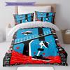 Gump illustration Pattern Bedding Quilt Set Quilt Cover Pillowcase Home Decoration Birthday Gift (1 * duvet cover + 2 * pillowcase, without core)