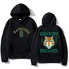 Толстовка Hawkins Tigers Модная Трендовая С Мультяшным Принтом Мужская Женская Свободная Свитшот Оверсайз Повседневная Уличная Одежда