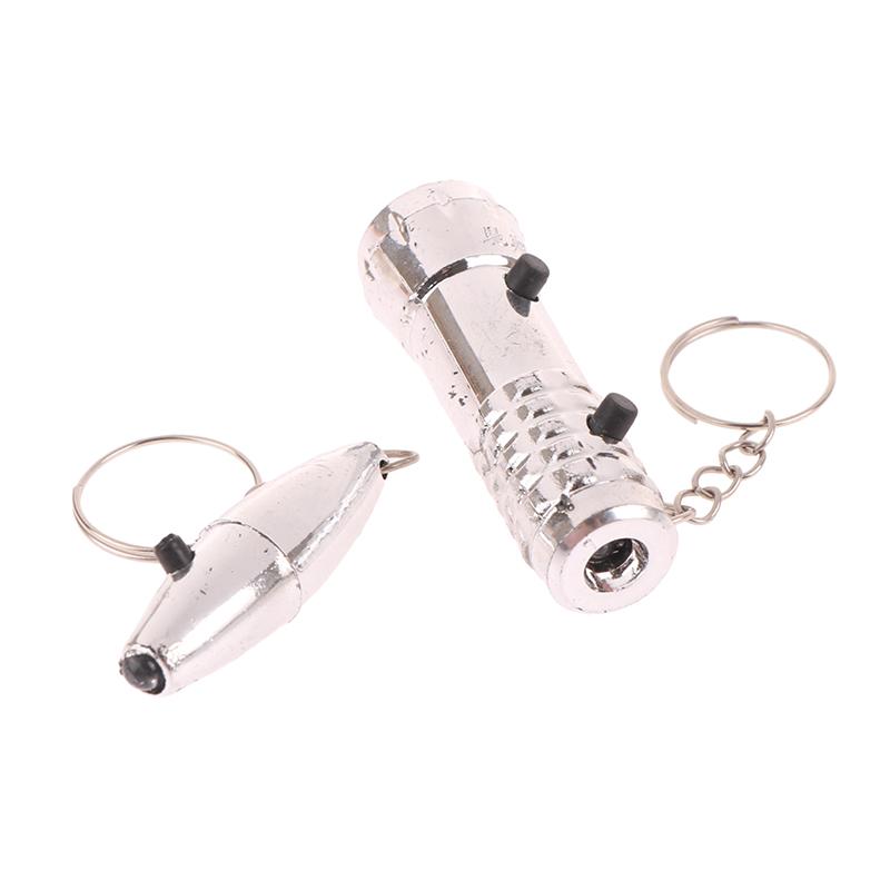 Мини светодиодный фонарик-брелок с фиолетовым светом Blu-Ray фонарик с ультрафиолетовыми лучами для обнаружения денег Портативный двойной фонарик-вспышка