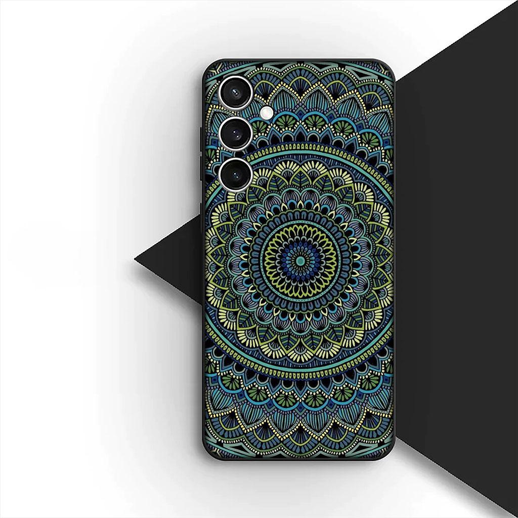 Casing Phone Cover for Xiaomi Redmi Note 14 13 Pro Plus ProPlus 14C 13c Pro+ 5G Case Floral Paisley Mandala flower Wood Texture