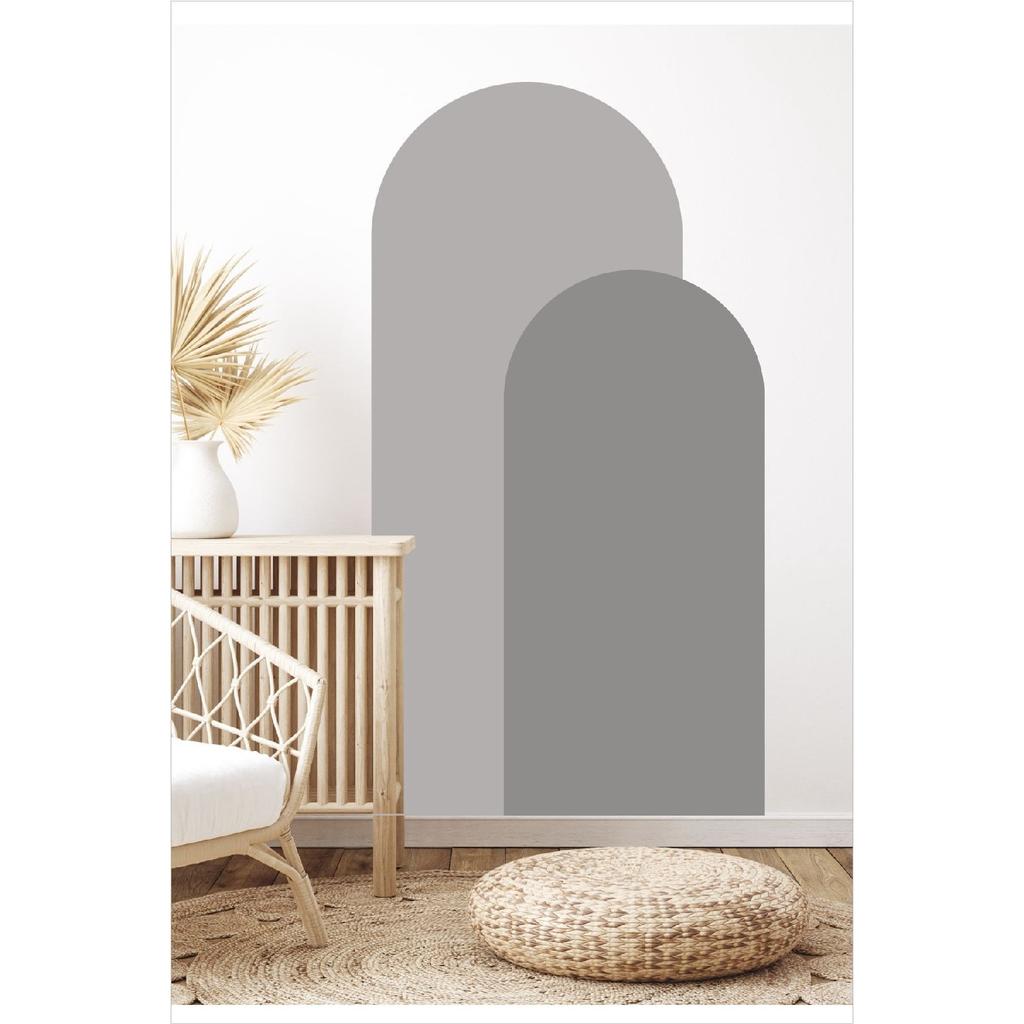 Богемная овальная наклейка на стену