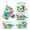 Baby Baby Sea, Land And Air Tail Cloth Book, Ocean Forest Flying Animal Palm Book Early Education Toy With Ringing Paper