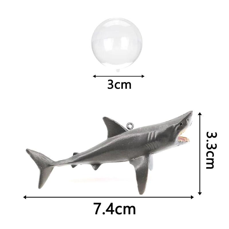 Creative Diy Aquarium Floating Ornaments Aquascape Shark Figurine Decor Fish Tank Craft Undersea Animal Landscaping Decorations