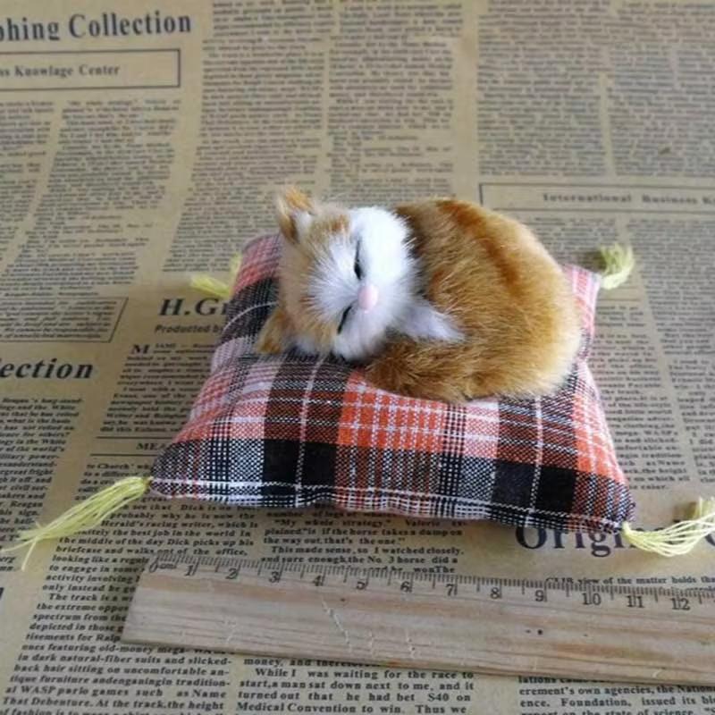 Имитация животного, кота, тканевая подкладка, кот, детский творческий подарок, маленькое украшение, украшение в виде животного