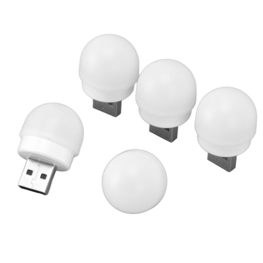 Набор из 5 шт. 1 Вт USB Ночник Мини-светодиодный ночник Энергосберегающий светодиодный свет Ванная комната