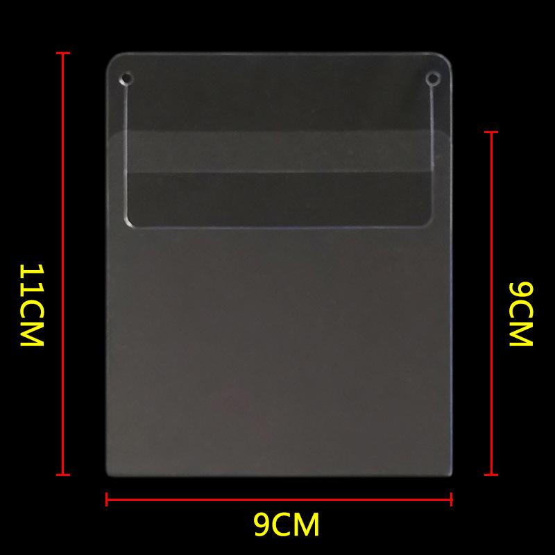 Прозрачный ПВХ рукав для полочных ценников для аптеки и магазина детских товаров