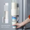 Disposable Dust-proof Plastic Cup Rack Paper Cups Dispenser Cup Holder Wall Mounted