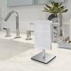 T-Shaped Towel Rack Storage Organizer Rust-Resistant Easy Installation Bath Hand Towel Holder Stand with Heavy Base