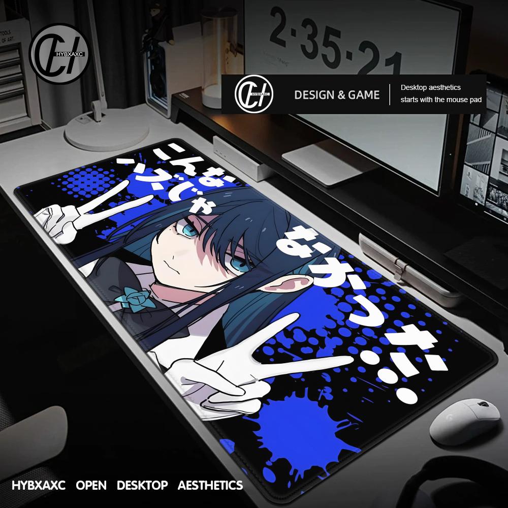 A_ado 1000x500 Rubber Lock Edge Mouse Pad 3mm Super Big Computer Desk Mat Offices Accessories Virtual Idol Kawii Keyboard Pad