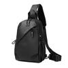 Fashionable Men's Crossbody Bag High-end Casual Traveling Women's Chest Bag Oxford Cloth Small Backpack Waterproof Wear-resistant Breast Bag