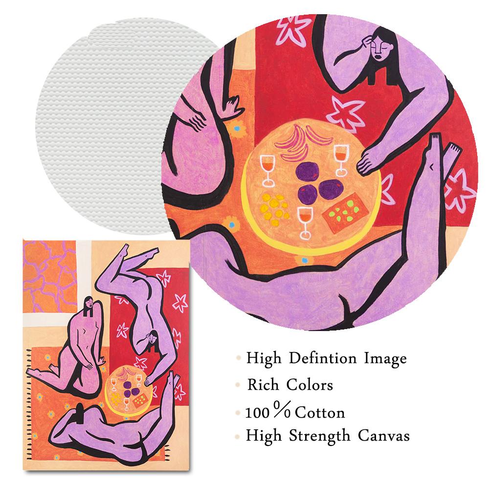 Абстрактная феминистская сексуальная женщина, пьющая вино, искусство, настенная картина на холсте, женский постер и принт для спальни, домашний декор