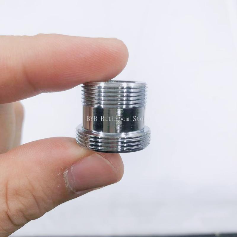 Соединитель резьбовой из нержавеющей стали M22 на M19 Садовый Бытовой Кухонный Соединения для крана Адаптер для водопроводного крана Аксессуар для фильтра воды