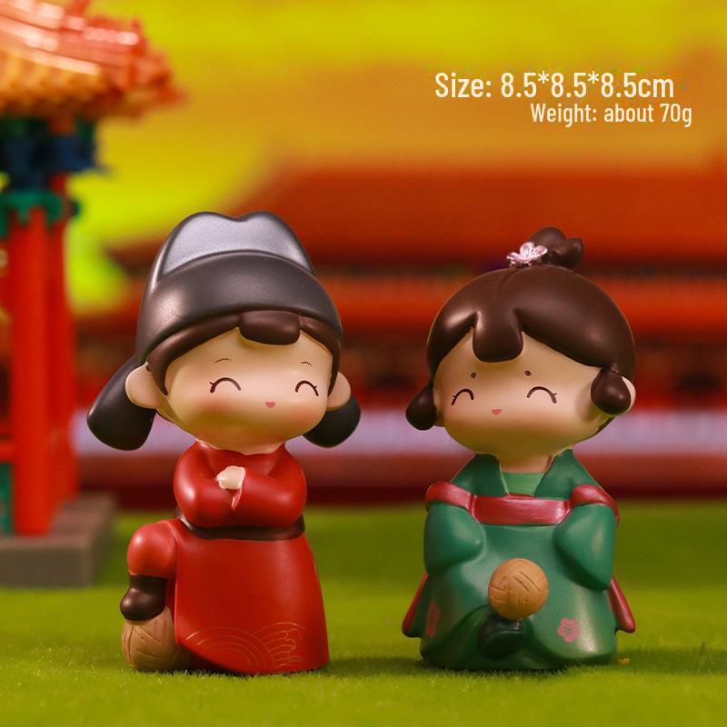 Креативный держатель для телефона в стиле династии Тан: Изысканный орнамент из смолы