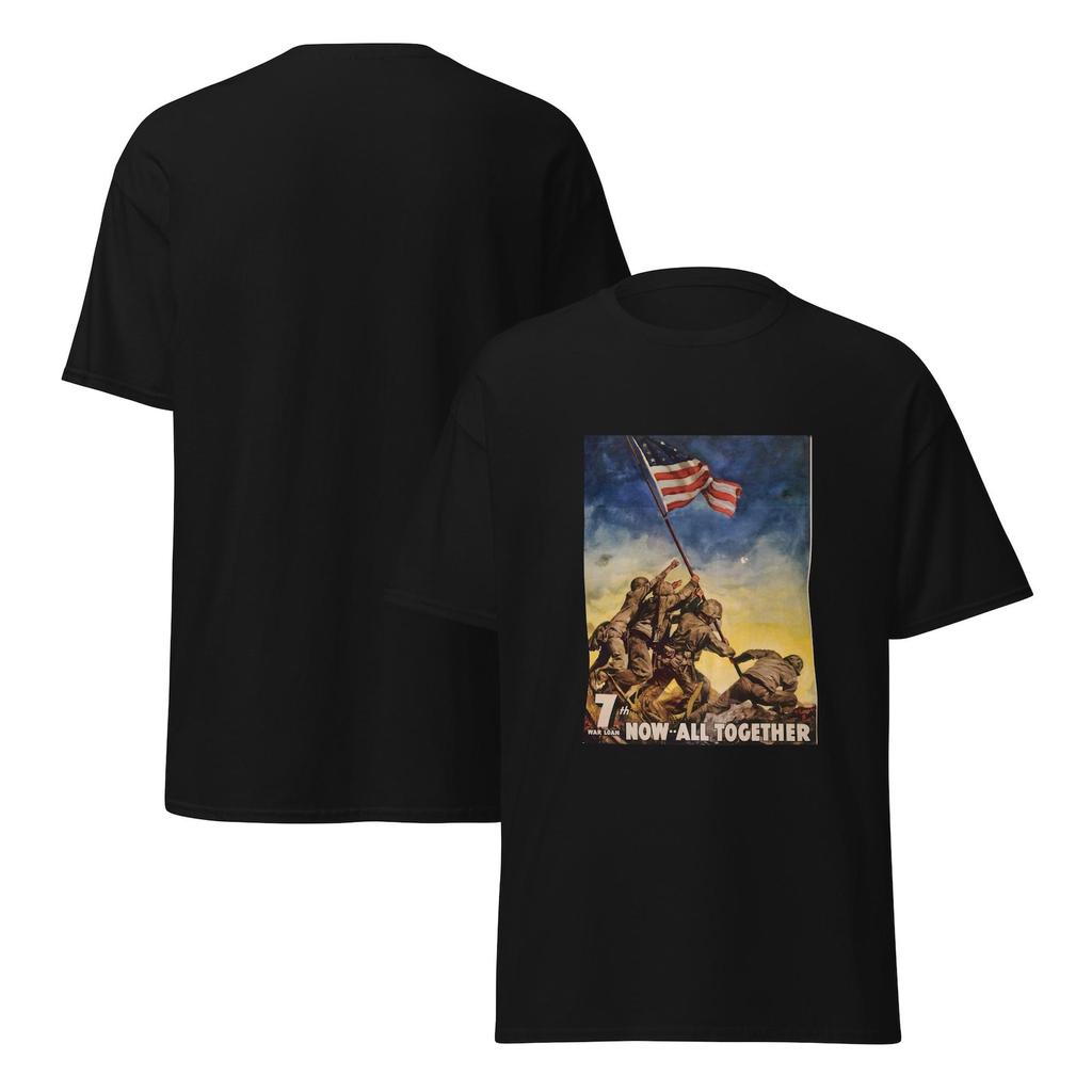 7th War Loan now all together (Iwo Jima Flag Raising) Unisex T-Shirt