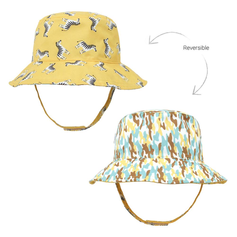 Sun Hat Cartoon Printing Sun Protection Toddler Bucket Hat Summer Reversible Fishing Cap