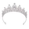 Свадебная корона головной убор роскошная королева повязка на голову свадебный сплав стразы аксессуар для волос корона