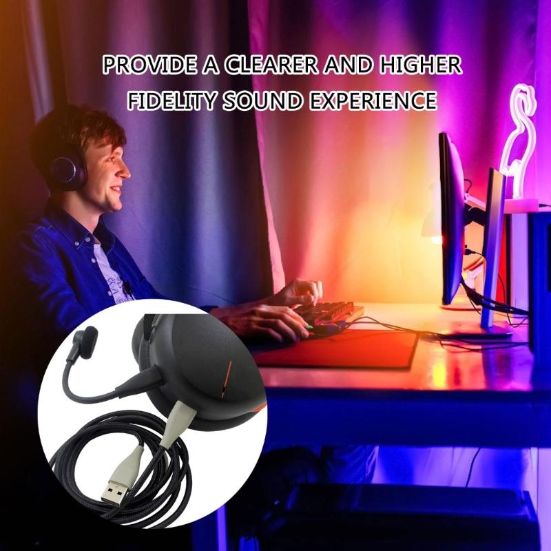 Replacement USB Headphones Cable PVC Wire for MMX 150 Headphones