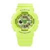 Casio Женские часы Baby-G, смола, 100 м водостойкость, аналоговые, ударопрочные, кварцевые, BA-110YK-3A