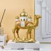 Фигурка верблюдов с башней мечети, статуэтка верблюдов из смолы, украшение для Рамадана, Ид аль-Фитр, домашний декор, коллекционные предметы, подарок
