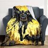 Name Custom Super Bat Print Flannel Blanket High Quality Warm Comfortable Cover for All Seasons Perfect for Gifts Home Decor
