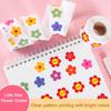 500Pcs/Roll Little Red Flower Praise Stickers Animal Inspirational Stickers Reward Stickers