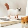 Simulation Cat Realistic Miniature PVC Solid Kitten Model Figurine Cute Animal Figure Model Desktop Ornament Car Home