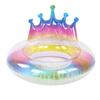 Надувной круг Утолщенный Большой Корона Королевы Блестки Плавательный круг Спасательные круги для Девочек Женщин Блестящий 100см/39.3дюйма