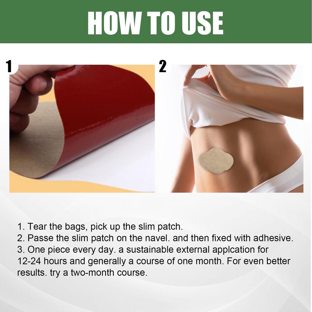 EELHOE Полынные пластыри для похудения и снижения веса (5шт) - Травяные пластыри для похудения, подтягивания и формирования живота/пупка