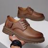 Осенняя мужская обувь, новые повседневные кожаные туфли, мужская деловая универсальная кожаная обувь, модная инструментальная обувь, мужская повседневная обувь
