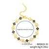 Hot-selling, four-leaf clover bracelet Shein popular color zircon European and American fashion design luxury jewelry