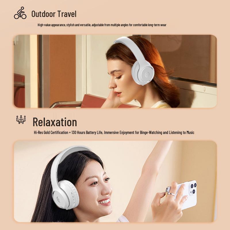 Новая беспроводная Bluetooth-гарнитура с шумоподавлением, накладными амбушюрами, слотом для карты памяти и увеличенным временем работы для игр.