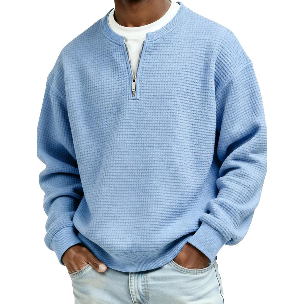 Мужская повседневная толстовка на молнии