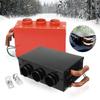 Universal 12V/24V 24W 3 Hole Portable Car Vehicle Heating Cooling Heater Defroster Demister Car Van Heater Interior Accessories