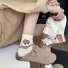 Лоскутные носки Capybara Short Socks Letter Женские носки с рисунком из мультфильмов Хлопковые носки до щиколотки Уличная одежда
