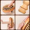 Multi-Functional Body Anti Cellulite Cushion Meridian Brush Wooden Spa Air Cushion Massage Comb Scalp Body Massage Brush