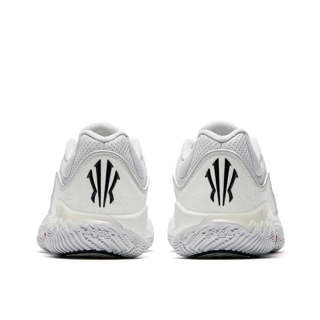 Anta Kai Speed 2 Taiji X-Type Нейлоновые Амортизирующие Износостойкие Нескользящие Низкие Кроссовки для Баскетбола Мужские кроссовки Черно-Белые 912541102-1