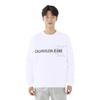 Calvin Klein Свитшот с логотипом Crewneck Мужские толстовки Белые J30J318181-YAF