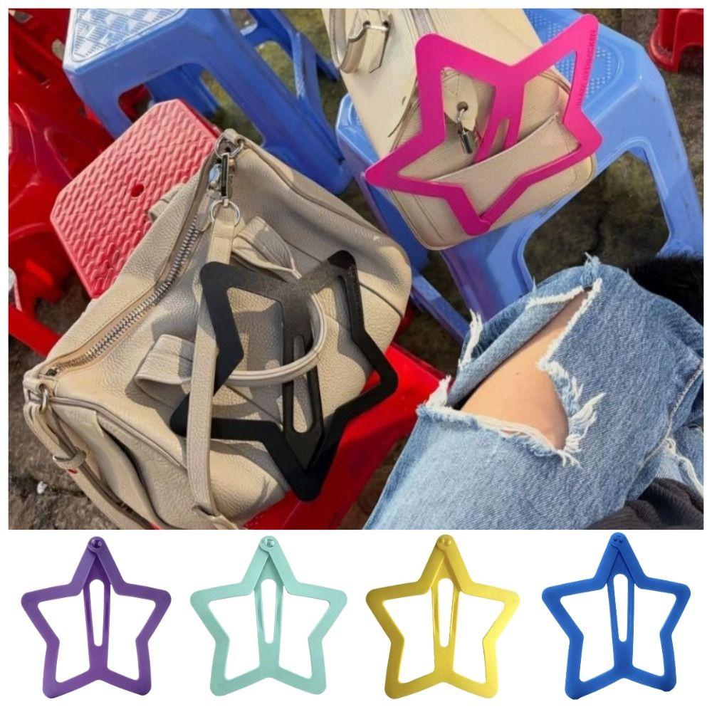INS Extra-large Star Hair Clip Solid Color Funny Hair Grip Openwork Star Hairpin Children's Toys
