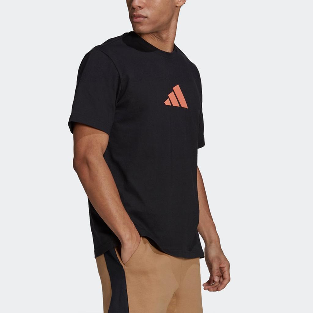 adidas Мужская футболка с втачным рукавом Черная GN6843