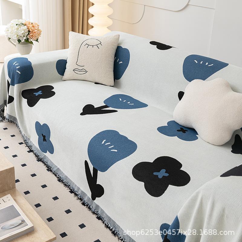 Chenille Sofa Towel French Retro Cover Cloth Sofa Cover Four Seasons Universal All Cover Blanket Cushion