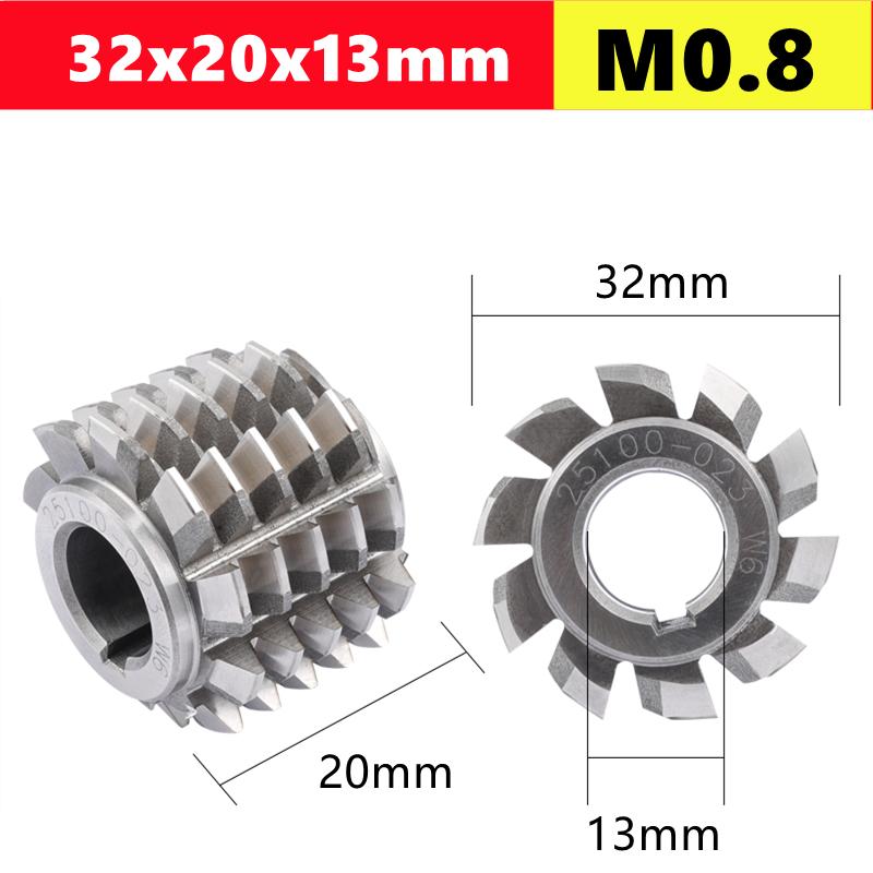 Червячная фреза HSS M0.5 M0.8 M1 M6M8 M10, угол давления 20 градусов, используется для обработки пазов на фрезерном станке и перекатывания режущих инструментов